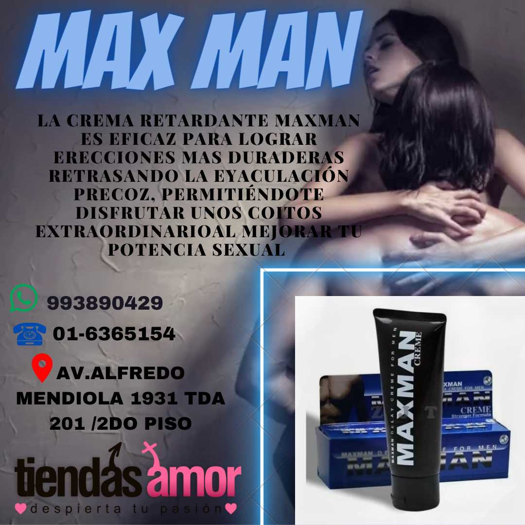 CREMA MAX MAN